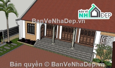 cad nhà thờ họ 5 gian,file cad nhà thờ họ 5 gian,nhà thờ họ 5 gian