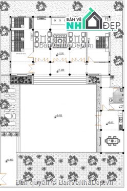 cad nhà thờ họ 5 gian,file cad nhà thờ họ 5 gian,nhà thờ họ 5 gian