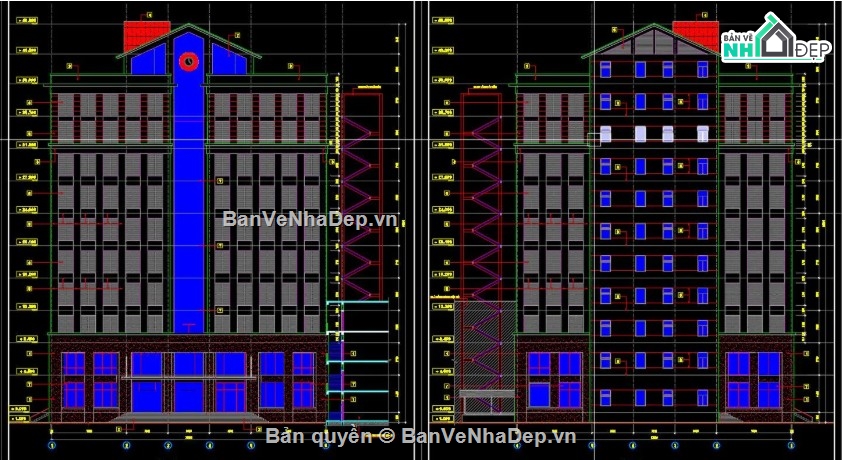 chung cư 11 tầng,file cad chung cư,file cad chung cư 11 tầng,chung cư 11 tầng file cad,chung cư file autocad