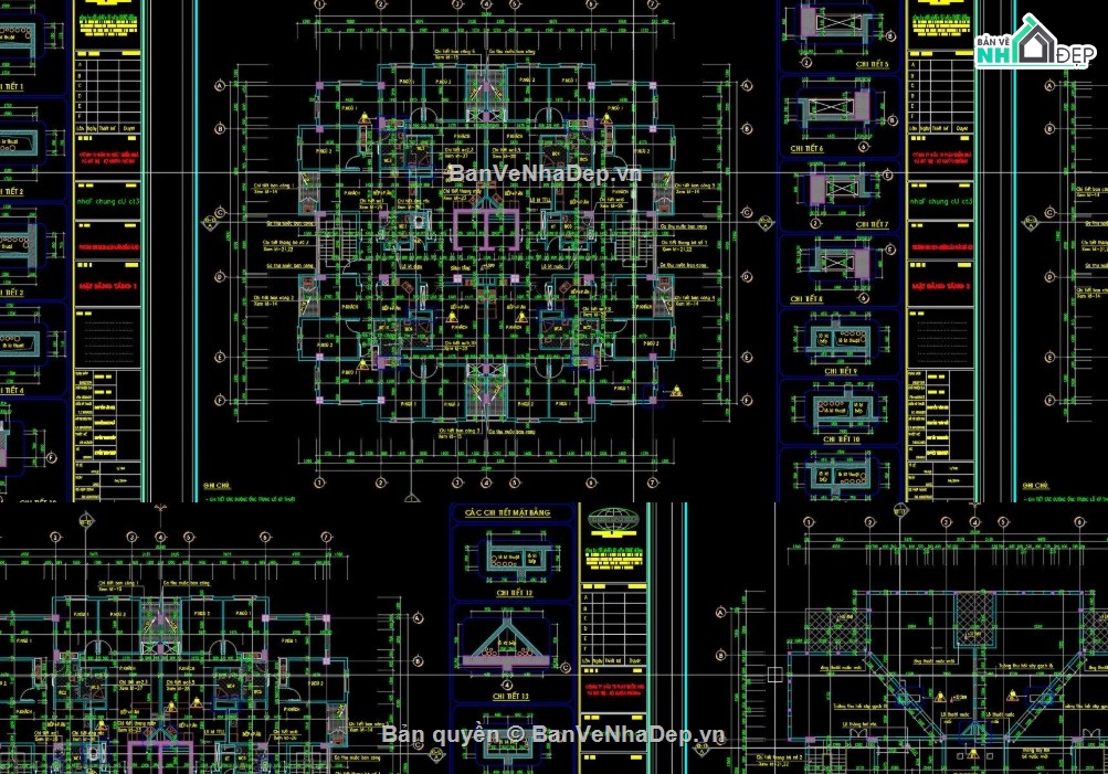 chung cư 11 tầng,file cad chung cư 11 tầng,chung cư 11 tầng file autocad