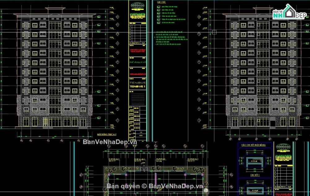 chung cư 11 tầng,file cad chung cư 11 tầng,chung cư 11 tầng file autocad