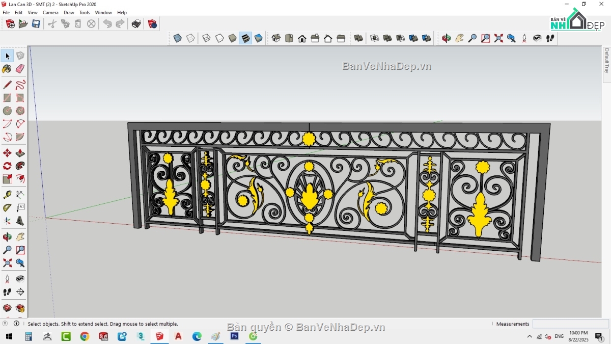 lan can cầu thang,dxf lan can sắt mỹ thuật,lan can 3d biệt thự,phối cảnh nhà,Biệt thự,phối cảnh nhà phố