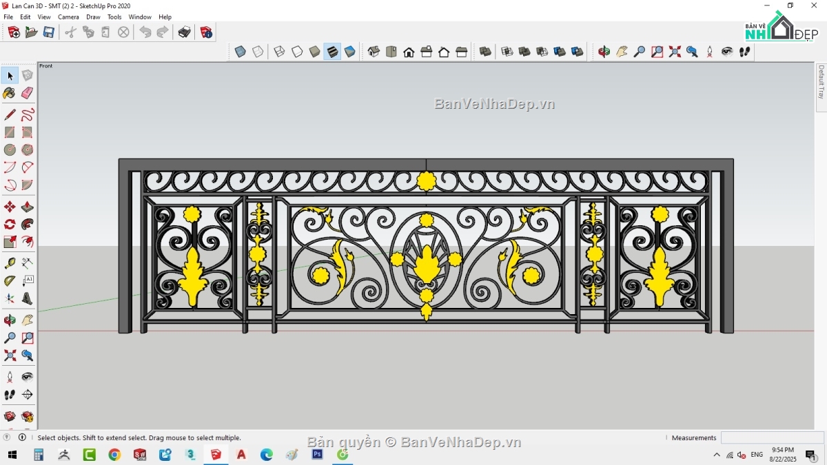 lan can cầu thang,dxf lan can sắt mỹ thuật,lan can 3d biệt thự,phối cảnh nhà,Biệt thự,phối cảnh nhà phố