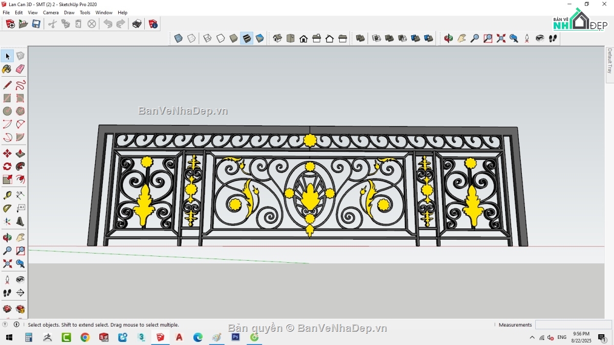 lan can cầu thang,dxf lan can sắt mỹ thuật,lan can 3d biệt thự,phối cảnh nhà,Biệt thự,phối cảnh nhà phố