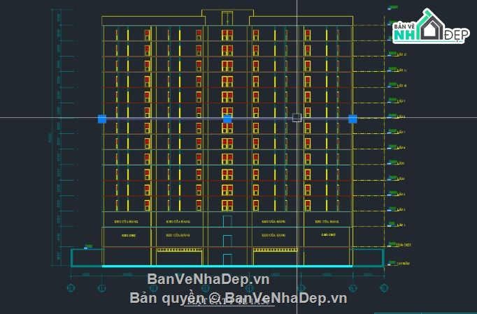 thương mại,tầng hầm,thương mại 14 tầng + hầm