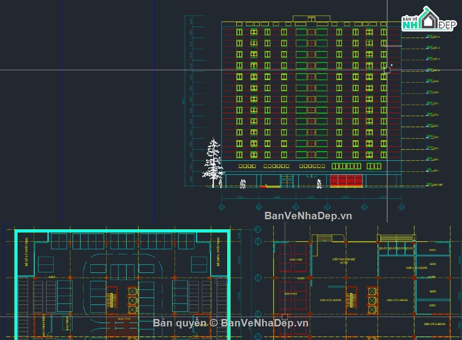 thương mại,tầng hầm,thương mại 14 tầng + hầm
