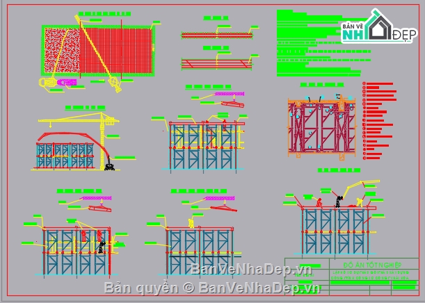 đồ án tốt nghiệp,lập hồ sơ dự thầu,thi công nhà công sở 10 tầng,gói thầu xây lắp nhà công sở 10 tầng,cad nhà công sở