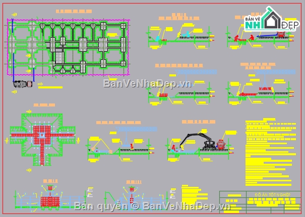 đồ án tốt nghiệp,lập hồ sơ dự thầu,thi công nhà công sở 10 tầng,gói thầu xây lắp nhà công sở 10 tầng,cad nhà công sở