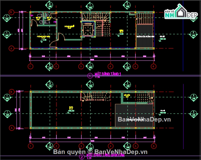 nhà 4 tầng,Bản vẽ nhà 4 tầng,Bản vẽ nhà nghỉ,nhà nghỉ 4 tầng