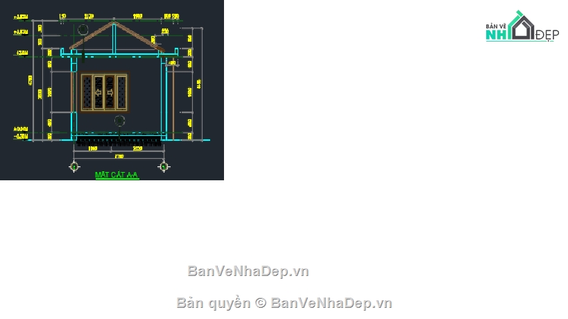 nhà bảo vệ,khu công nghiệp,Bản vẽ khu công nghiệp,nhà bảo vệ KT 4x4m