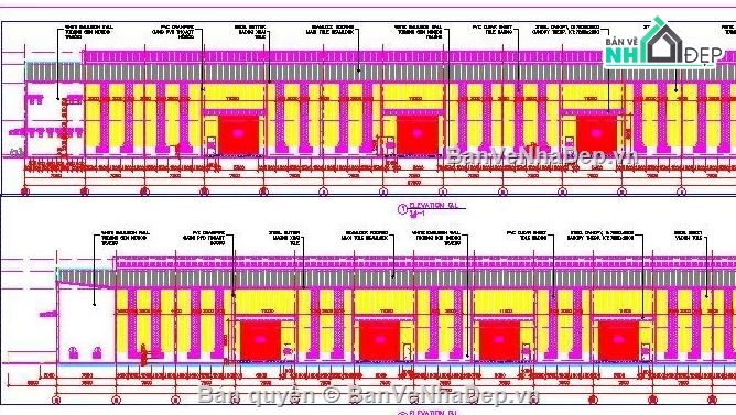Bản vẽ nhà thép,bản vẽ nhà kho bằng thép 46×97.5m,nhà kho bằng thép 46×97.5m vs 46×82.5m