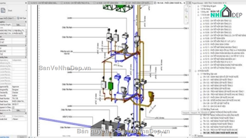 kiến trúc điện lực,bản vẽ điện lực,mẫu revit điện lực