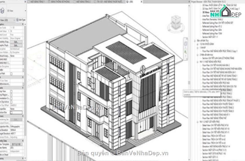 kiến trúc điện lực,bản vẽ điện lực,mẫu revit điện lực