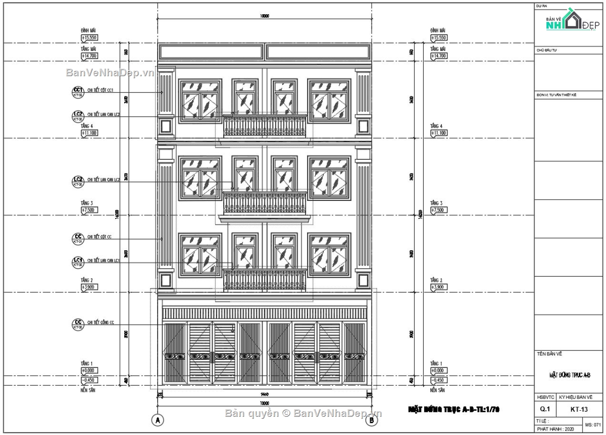 nhà 4 tầng đẹp,4 tầng tân cổ điển,Văn phòng kết hợp nhà ở,Thiết kế nhà ở kết hợp văn phòng,Nhà ở kinh doanh,Kinh doanh kết hợp nhà ở