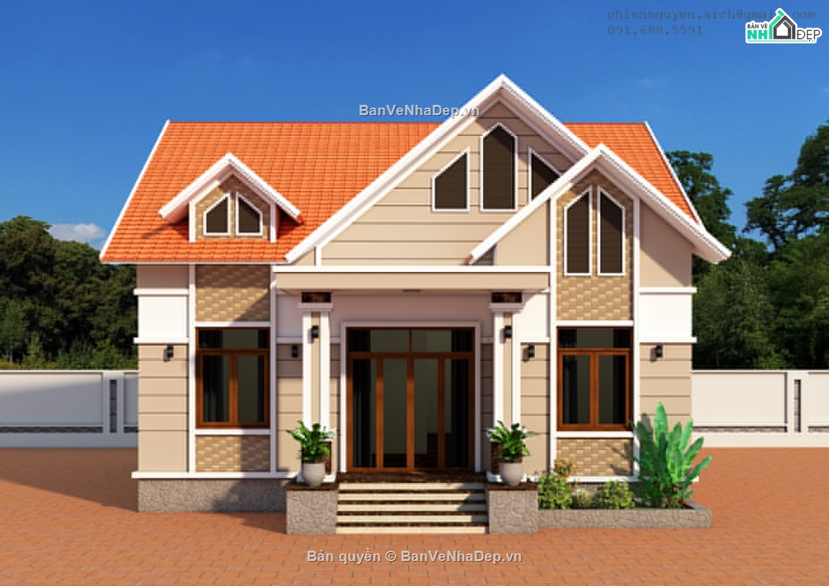 Biệt thự 1 tầng,biệt thự 10.1x15.6m,su biệt thự nhà vườn,bản vẽ biệt thự nhà vườn,biệt thự 1 tầng,kiến trúc biệt thự 1 tầng