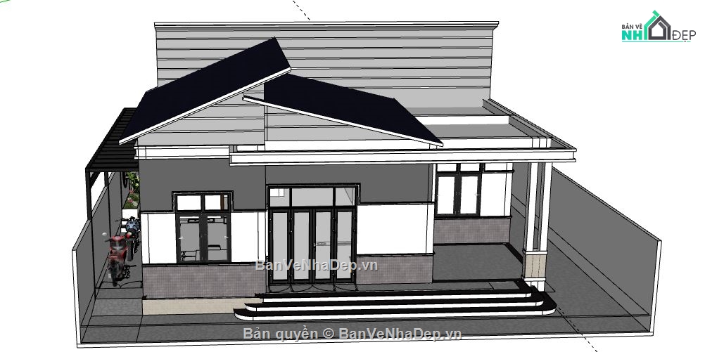 model su biệt thự 1 tầng,file sketchup biệt thự 1 tầng,biệt thự 1 tầng file su,file su biệt thự 1 tầng,biệt thự 1 tầng file sketchup