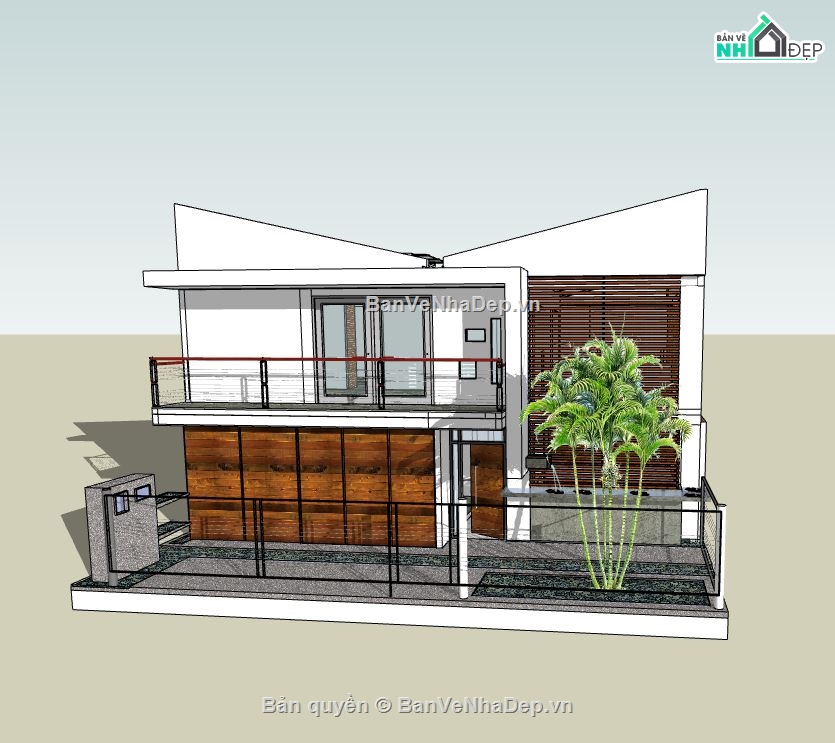 Biệt thự 2 tầng,model su biệt thự 2 tầng,biệt thự 2 tầng file su