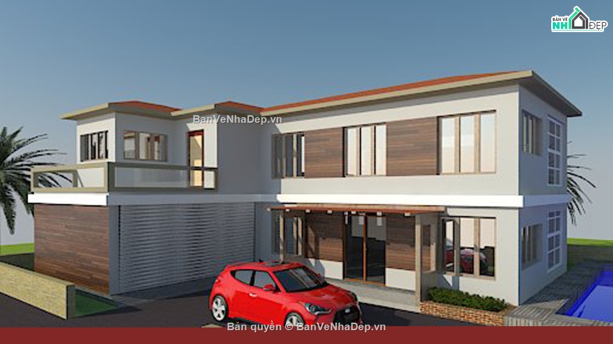 Biệt thự 2 tầng,model su biệt thự 2 tầng,sketchup biệt thự 2 tầng,biệt thự 2 tầng,file su biệt thự 2 tầng