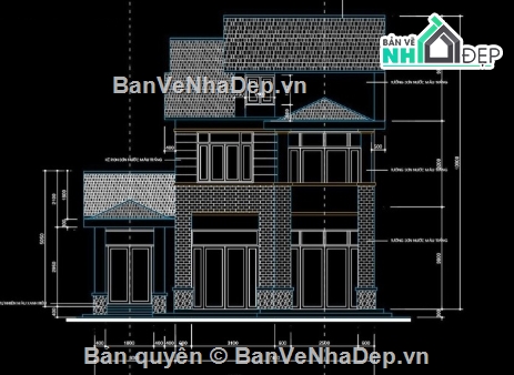biệt thự 2 tầng,cad biệt thự 2 tầng,biệt thự 2 tầng file cad,file cad biệt thự 2 tầng
