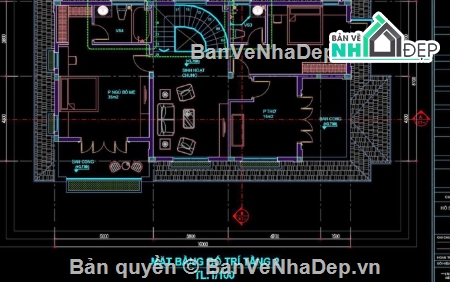 biệt thự 2 tầng cad,file cad biệt thự 2 tầng,biệt thự 2 tầng file cad