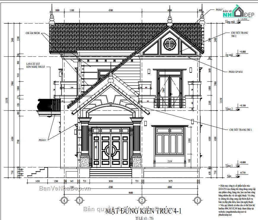 Revit biệt thự 2 tầng,Bản vẽ revit biệt thự 2 tầng,Bản vẽ biệt thự 2 tầng Revit,biệt thự 2 tầng Revit