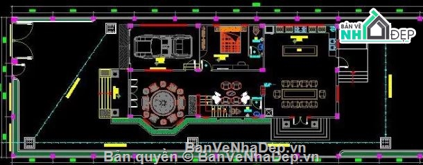 biệt thự 2 tầng,cad biệt thự 2 tầng,bản vẽ autocad biệt thự 2 tầng.,mẫu biệt thự 2 tầng cad