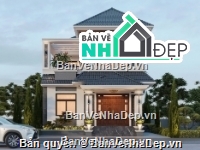 biệt thự 2 tầng,cad biệt thự 2 tầng,file cad biệt thự 2 tầng