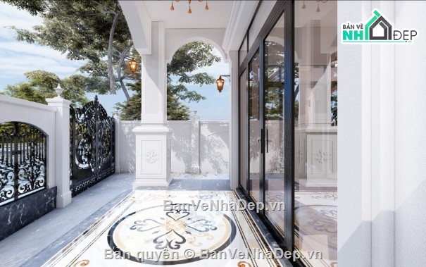 biệt thự mái thái,2 tầng mái thái,biệt thự 2 tầng mái thái