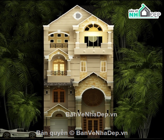 biệt thự 3 tầng,cad biệt thự 3 tầng,file cad biệt thự 3 tầng,biệt thự 3 tầng cad
