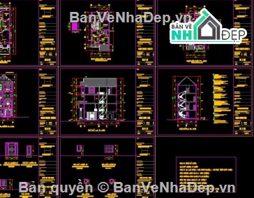 biệt thự 3 tầng,cad biệt thự 3 tầng,file cad biệt thự 3 tầng,biệt thự 3 tầng cad