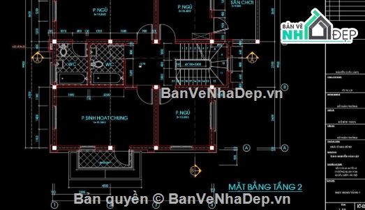 biệt thự 3 tầng,cad biệt thự 3 tầng,biệt thự 3 tầng file cad