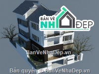 biệt thự 3 tầng file cad,cad biệt thự 3 tầng,biệt thự 3 tầng cad,autocad biệt thự 3 tầng