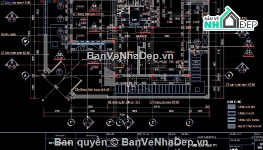 Biệt thự 3 tầng,cad biệt thự 3 tầng,file cad biệt thự 3 tầng,biệt thự 3 tầng cad