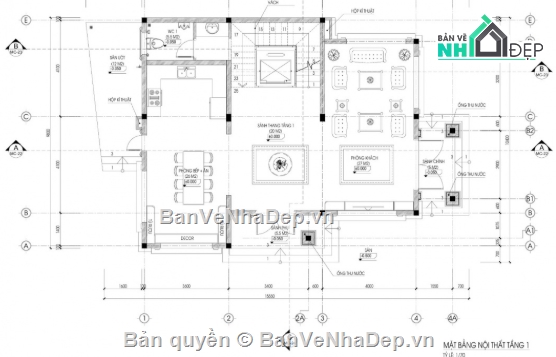 biệt thự 3 tầng,file cad biệt thự 3 tầng,biệt thự 3 tầng file cad,cad biệt thự 3 tầng