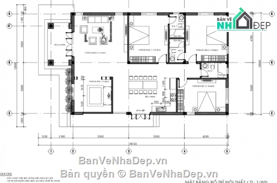 biệt thự 1 tầng,cad biệt thự 1 tầng,file cad biệt thự 1 tầng,biệt thự 1 tầng file cad