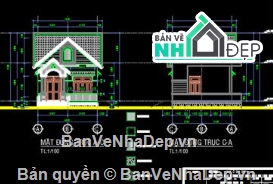 biệt thự 1 tầng,cad biệt thự 1 tầng,file cad biệt thự 1 tầng,biệt thự 1 tầng cad
