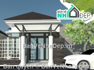 biệt thự 1 tầng,file cad biệt thự 1 tầng,cad biệt thự 1 tầng