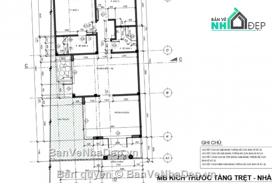 biệt thự 1 tầng,file cad biệt thự 1 tầng,cad biệt thự 1 tầng