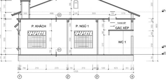 mái thái 1 tầng,biệt thự 1 tầng mái thái,cad biệt thự 1 tầng,file cad biệt thự 1 tầng,biệt thự 1 tầng file cad