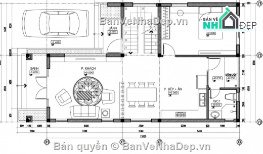 Biệt thự 2 tầng cad,file cad biệt thự 2 tầng,biệt thự 2 tầng cad,cad biệt thự 2 tầng