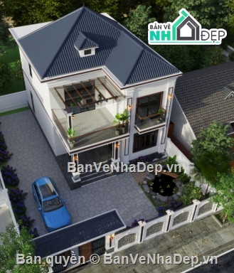 biệt thự 2 tầng,cad biệt thự 2 tầng,file cad biệt thự 2 tầng,biệt thự 2 tầng cad