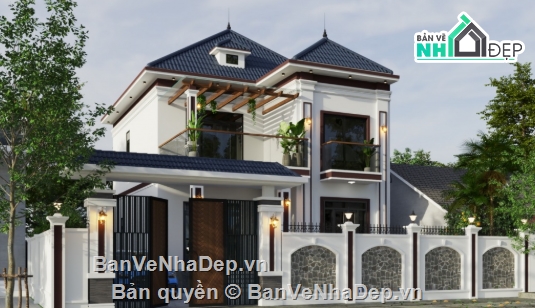 biệt thự 2 tầng,cad biệt thự 2 tầng,file cad biệt thự 2 tầng,biệt thự 2 tầng cad