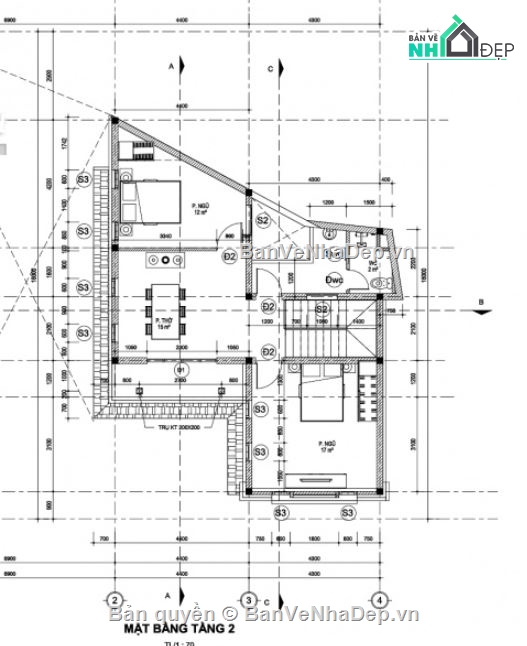 biệt thự 2 tầng,kiến trúc 2 tầng,2 tầng mái nhật