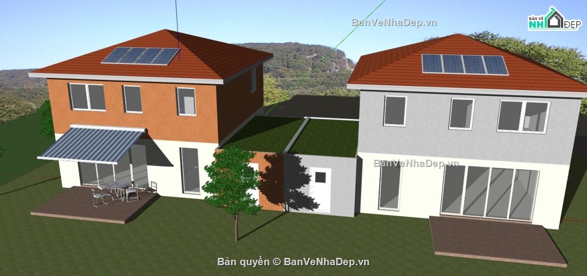 biệt thự  model su,biệt thự  su,model su biệt thự villa