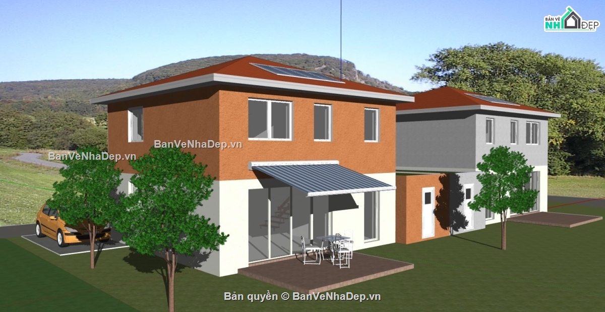 biệt thự  model su,biệt thự  su,model su biệt thự villa