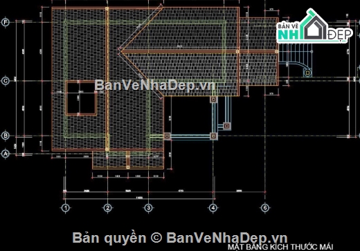 biệt thự 3 tầng,cad biệt thự 3 tầng,file cad biệt thự 3 tầng