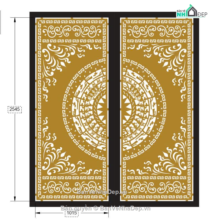 cổng 2 cánh cnc,file cnc cổng 2 cánh,mẫu cnc cổng 2 cánh