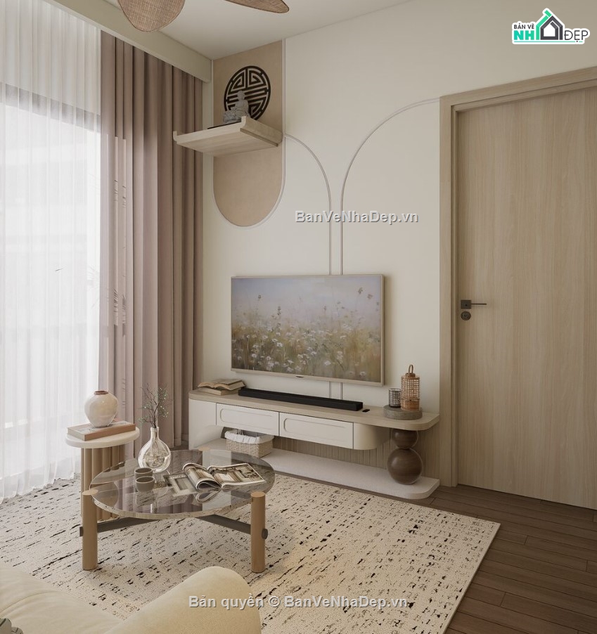 sketchup căn hộ,căn hộ hiện đại,căn hộ sketchup