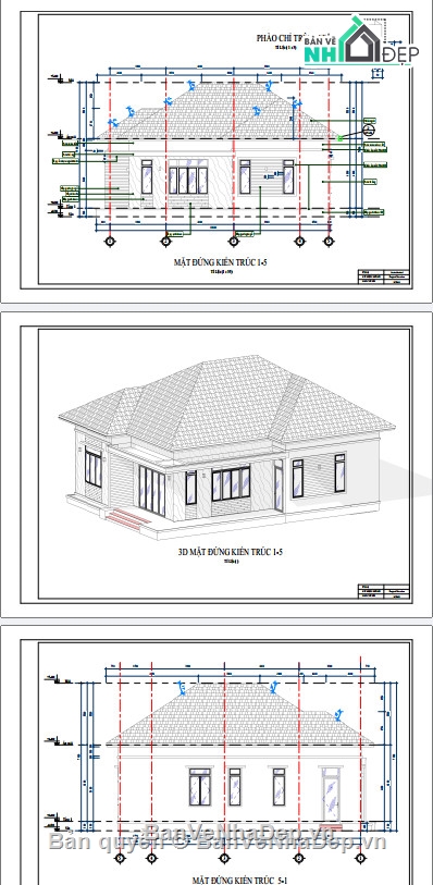 Mẫu nhà ống đẹp cấp 4,nhà cấp 4 mái nhật,Mẫu cấp 4 mái nhật