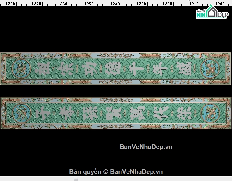 câu đối,Mẫu câu đối riềm tứ quý jdpaint,Mẫu cnc câu đối